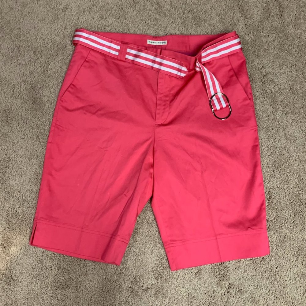 Fairway & Greene Hot Pink Bermuda Shorts